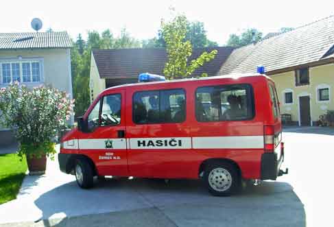 mannschaftsbus der hasici zdirec nad doubravou